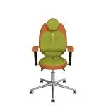 Ergonomischer Stuhl Kulik System Trio Orange/Olive